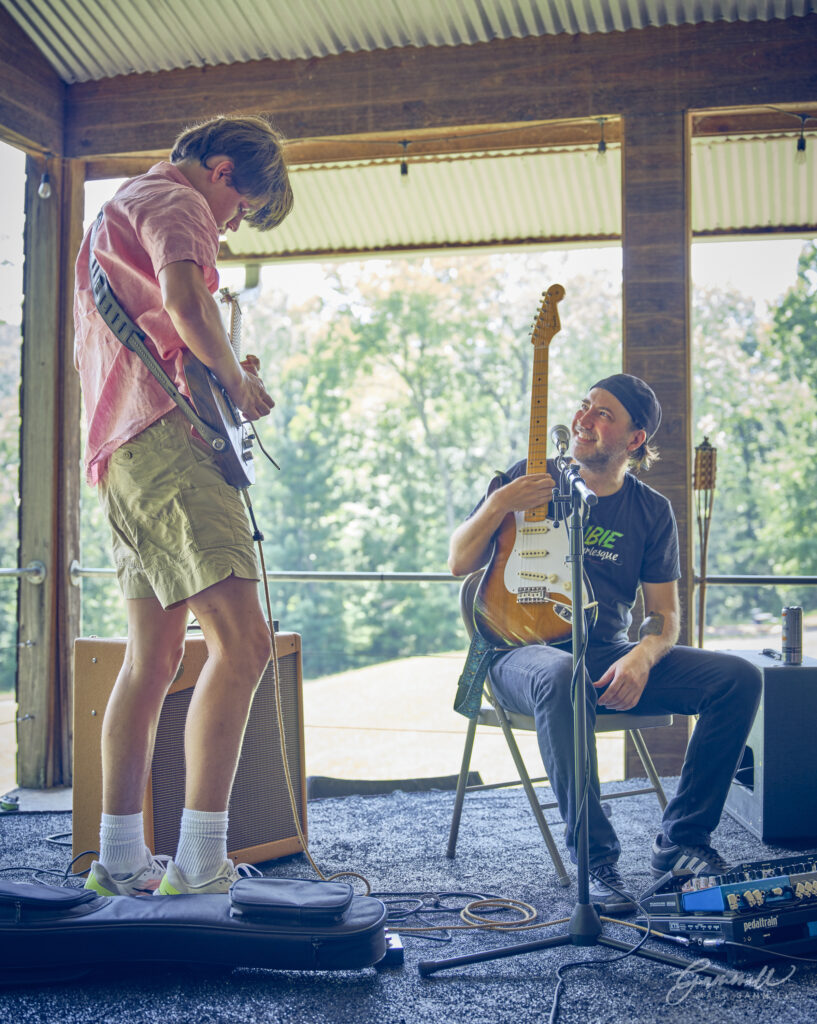 A Woodshed clinic in session